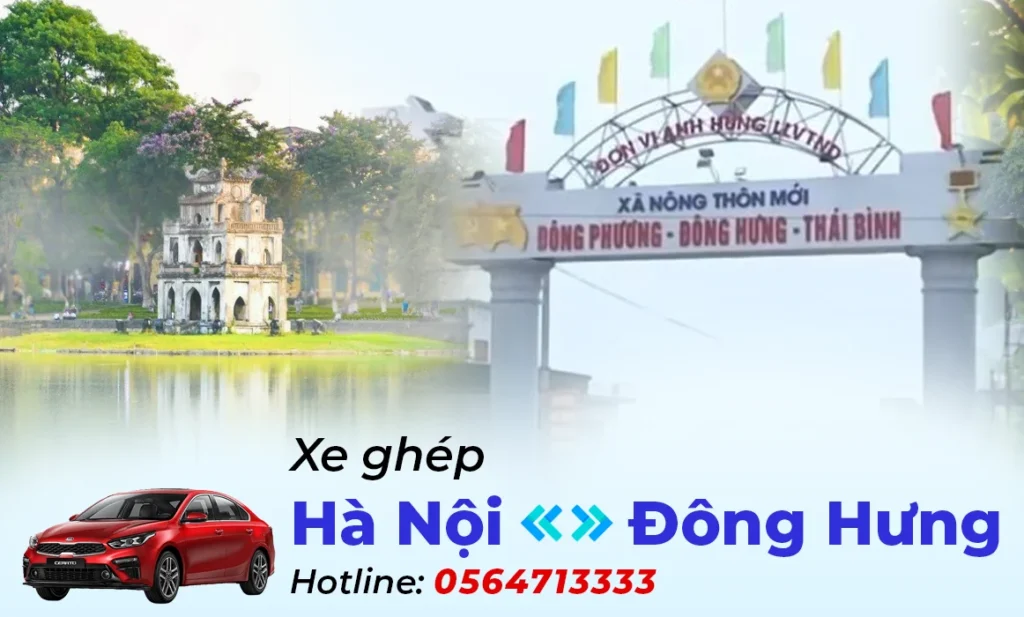 Xe ghép Hà Nội - Đông Hưng